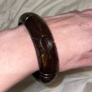 HTF!! Splendette Golden Espresso Classic midi bangle